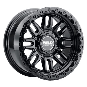 Weld Off-Road Swift 17x9in - 5x114.3 / 5x127 BP - ET-12 - 78.1mm CB - Gloss Black Wheel & Ring