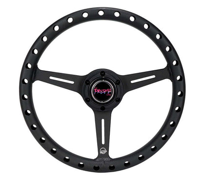 NRG Aluminum Steering Wheel 330mm - Extra Light - Ergonomic Grip - Anadized Black
