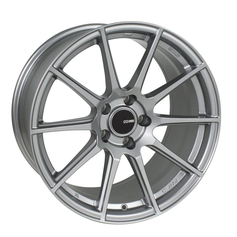 Enkei TS10 18x8 5x114.3 40mm Offset 72.6mm Bore Grey Wheel