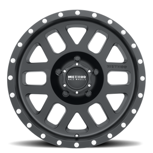 Method MR306 Mesh 18x9 +18mm Offset 5x150 116.5mm CB Matte Black Wheel