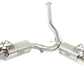 aFe Takeda Exhaust 304SS Dual Cat-Back w/ Polished Tips 08-13 Mitsubishi Lancer Evo X L4 2.0L Turbo