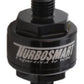 Turbosmart Billet Turbo Oil Feed Filter w/ 44 Micron Pleated Disc AN-3 Male Inlet - Black