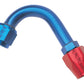 Russell Performance -12 AN Red/Blue 120 Degree Full Flow Hose End (1-1/2in Centerline Radius)