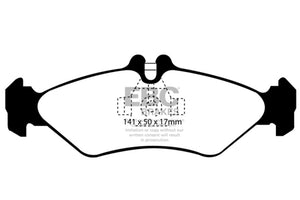 EBC 02-03 Mercedes-Benz Commercial Sprinter Box Van (ATE Rears) Greenstuff Rear Brake Pads