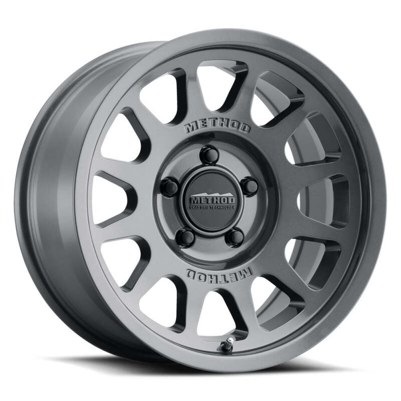 Method MR703 5x130 68mm Offset 78.10mm CB GLOSS TITANIUM Wheel