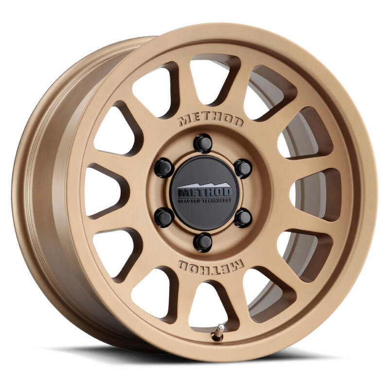 Method MR703 17x9 / -12mm Offset / 108mm Bore / 5x5.5 BP / 4.8in BS - Method Bronze Wheel