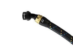 GReddy AN04 30 DEGREE HOSE END SWIVEL BLACK/GOLD ANODIZED