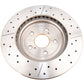 DBA 04-06 Lexus RX330 Front Drilled & Slotted Street Series Rotor