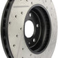 StopTech Power Slot 09-10 Audi A4/A4 Quattro / 08-10 A5 / 10 S4 Front Right Drilled & Slotted Rotor