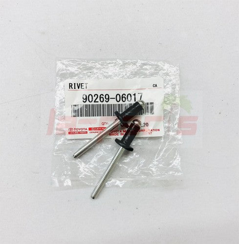 GENUINE FOR TOYOTA FUEL LID GAS DOOR RIVETS 90269-06017 SET OF 2