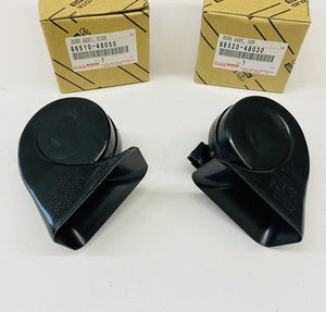 NEW GENUINE TOYOTA CAMRY AVALON VENZA LEXUS ES RX HIGH & LOW PITCHED HORNS SET