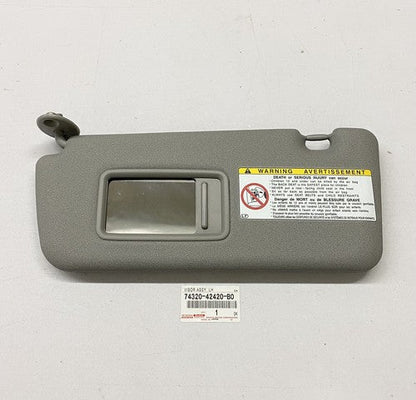 New Genuine OEM Toyota 2004-2005 RAV4 LH Driver Side  Sun Visor 74320-42420-B0