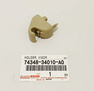 New Genuine for Toyota 4Runner Lexus GX470 Holder Visor IVORY CLR 74348-34010-A0
