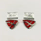 JDM GENUINE FOR MAZDA RX7 RX-7 RX8 FRONT & REAR EFINI RED EMBLEM BADGE SET