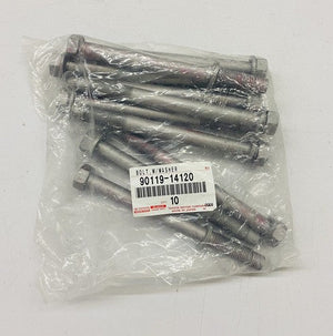 New Genuine Toyota Lexus Suspension Lower Control Arm Bolt  90119-14120