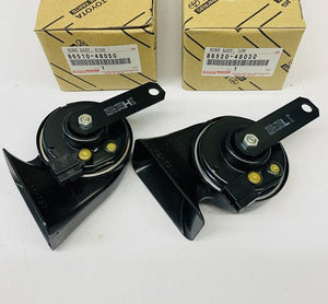 NEW GENUINE TOYOTA CAMRY AVALON VENZA LEXUS ES RX HIGH & LOW PITCHED HORNS SET