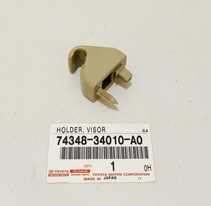 New Genuine for Toyota 4Runner Lexus GX470 Holder Visor IVORY CLR 74348-34010-A0