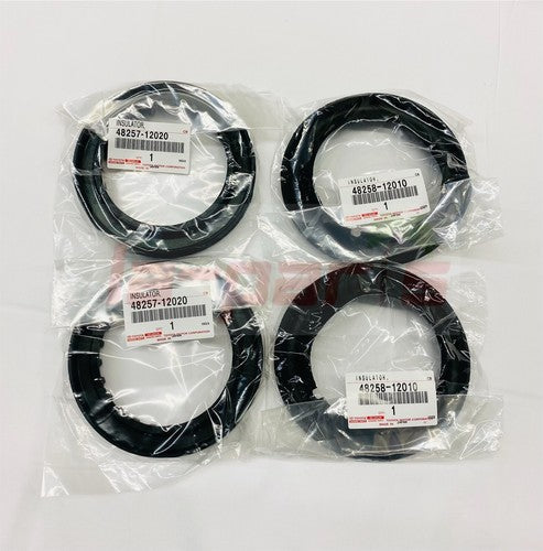 GENUINE TOYOTA COROLLA AE86 REAR COIL SPRING INSULATOR  SET OF UPPER & LOWER