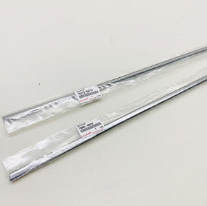 GENUINE TOYOTA LC 80 LX450 QUARTER WEATHERSTRIP BELT MOULDING RH & LH CHROME