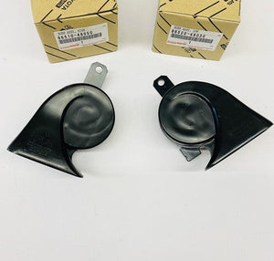NEW GENUINE TOYOTA CAMRY AVALON VENZA LEXUS ES RX HIGH & LOW PITCHED HORNS SET