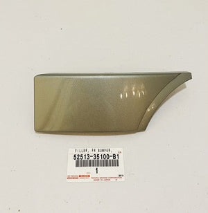 New Genuine For Toyota FJ Cruiser Gray Front LH Bumper Filler  52513-35100-B1