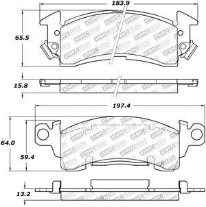 StopTech Sport Brake Pads w/Shims and Hardware - Front