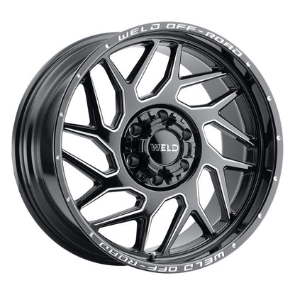 Weld Off-Road W117 20X10 Fulcrum 5X139.7 5X150 ET-18 BS4.75 Gloss Black MIL 110.2