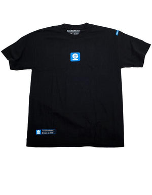 Sparco T-Shirt Tach Blk Xsml