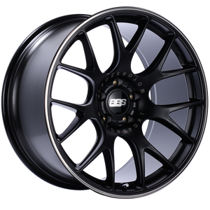 BBS CH-R 20x10.5 5x114.3 ET24 CB66 Satin Black Polished Rim Protector Wheel