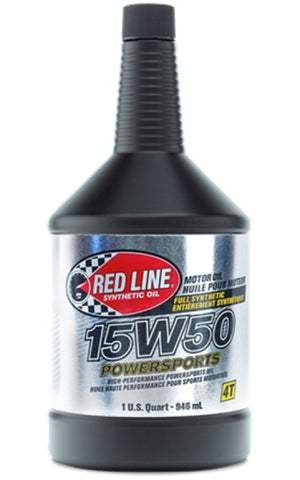 Red Line 15W50 Powersports Motor Oil - Quart