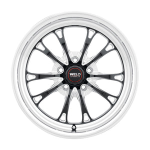 Weld S157 17X10 Belmont Drag 5X112 ET40 BS7.1 Gloss Black MIL Dia 78.1