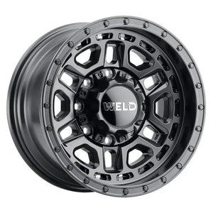 Weld Off-Road Crux 17x9in / 5x114.3 BP / ET 0 / 78.1mm Bore - Satin Black Wheel