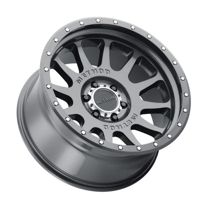 Method MR605 NV 20x10 -24mm Offset 6x5.5 106.25mm CB Gloss Titanium Wheel