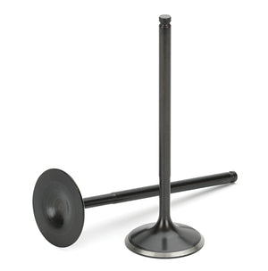 Supertech Subaru WRX 2.0L/2.5L Black Nitrided +1mm Head Diam Exhaust Valve - Set of 8