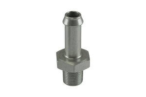 Turbosmart 8mm / 5/16in Hose End to 1/8 NPT Male Straight - Clear