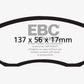 EBC 12+ Scion FR-S 2 Greenstuff Front Brake Pads