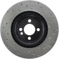 StopTech Sport Cross Drilled Brake Rotor - Front Left