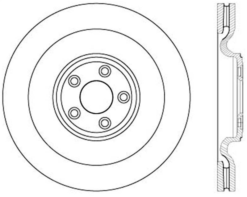 StopTech Drilled Sport Brake Rotor