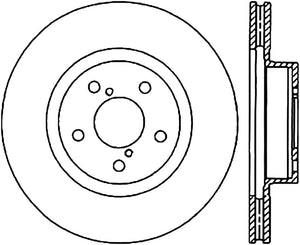 StopTech Power Slot 05-08 STi (5x114.3) CRYO Front Right Rotor