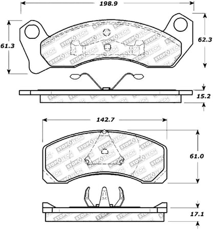 StopTech Street Touring Brake Pads