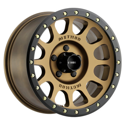 Method MR305 NV 20x9 +25mm Offset 5x150 116.5mm CB Method Bronze/Black Street Loc Wheel