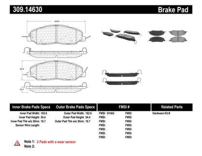 StopTech Performance Brake Pads