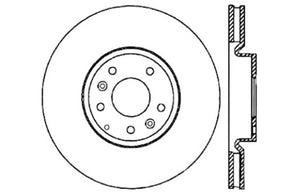 StopTech 04-09 Mazda RX-8 Slotted & Drilled Left Front Rotor