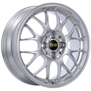 BBS RG-R 19x8.5 5x120 ET32 Diamond Silver Wheel -82mm PFS/Clip Required