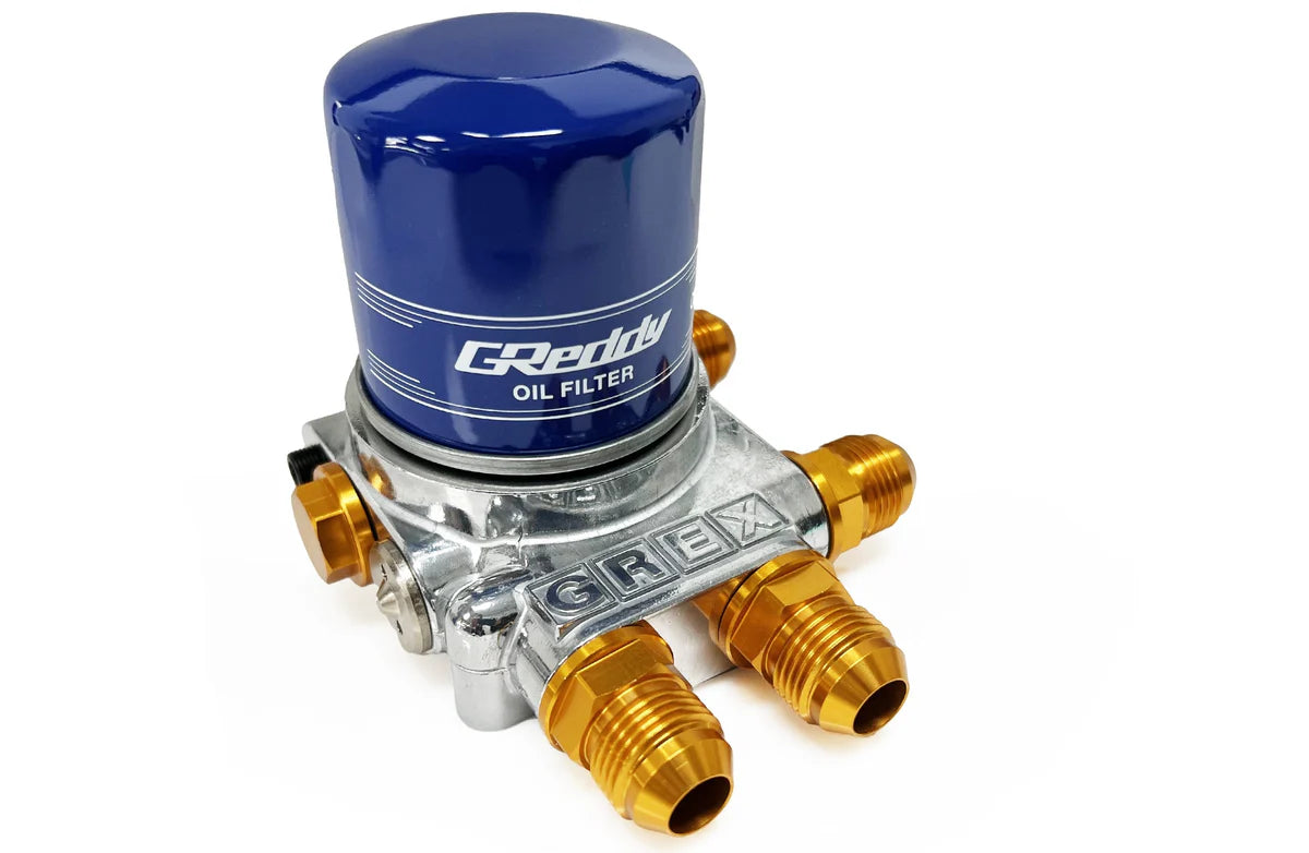 GReddy TYPE-I Oil Filter Relocation Block - Uses M20xP1.5 Oil Filter