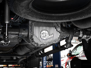 aFe POWER Street Series Rear Diff Cover Raw w/ Machined Fins Ford F-250/350 23-26 (Sterling 11.6)