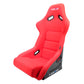 NRG FRP Bucket Seat (Red Cloth) - Large