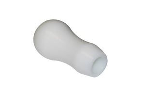 Torque Solution Delrin Tear Drop Tall Shift Knob (White): Universal 12x1.5