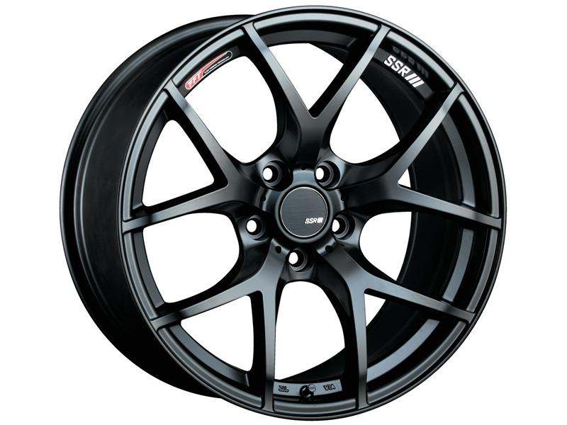SSR GTV03 19x8.5 5x114.3 38mm Offset Flat Black Wheel 11+ WRX / 08+ STI / 11+ tC / 93-98 Supra