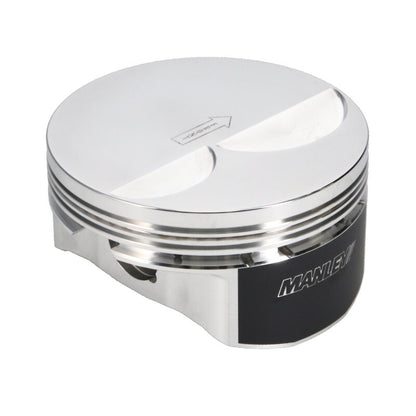 Manley Chevrolet LS Piston Set - 4.010in Bore 1.115in CH, -4.00 CC
